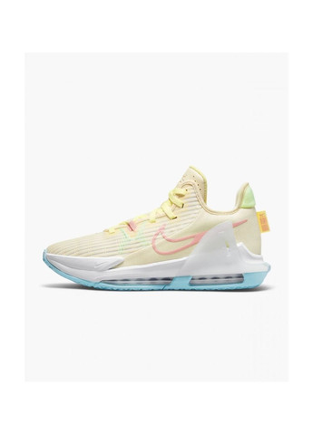 Бежеві всесезонні кросівки унісекс lebron witness 6 basketball shoes beige cz4052-103 Nike