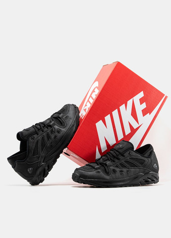 Черные демисезонные кроссовки мужские nike acg air exploraid black | найк ацг аир черные No Brand