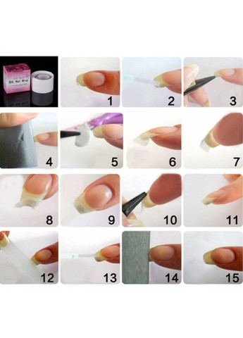 Шовк для ремонту нігтів 100 см No Brand (324120169)