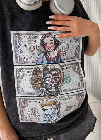 Футболка свободного кроя с рисунком Allthings - (336336356)