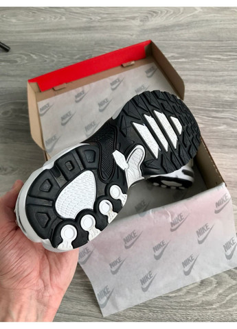 Кроссовки женские и мужские Nike Air Max Tn Plus Drift White Black | Найк Аір Макс ТН плюс белые демисезоны (364667128)