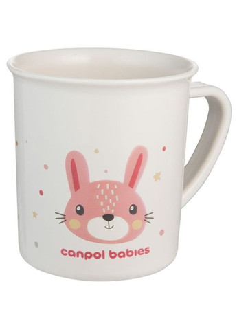 Кружка Cute Animals, 170 мл, рожева () Canpol Babies 4/413_pin2 (328395339)