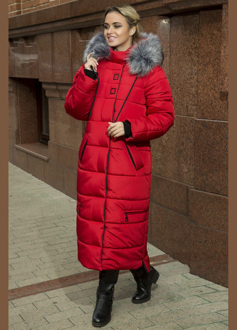 Красная зимняя зимняя куртка barbara красный MioRichi