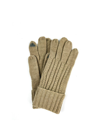 Перчатки Smart Touch женские вязаные шерсть с акрилом бежевые АРИАН LuckyLOOK 291-447 (290278209)