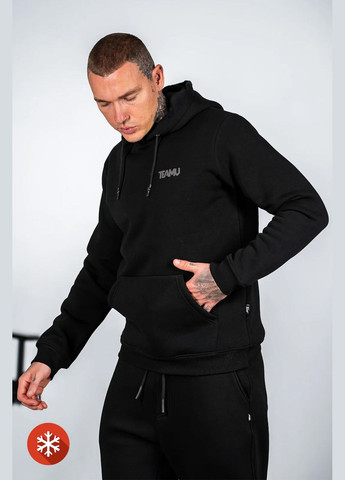 Чоловічий теплий худі на флісі Basic 3 Чорний Teamv (316354863)