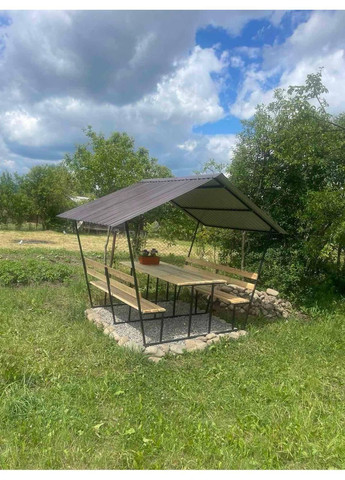 Беседка дачная разборная 2,3x1,9x2 м (5002) No Brand (363188008)