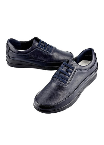 Темно-синие мокасины женские кожаные синие 2037-5 Kadisailun