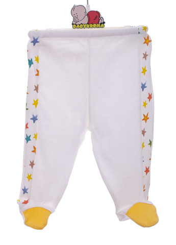 Білий демісезонний комплект сорочка, повзунки, шапка трикотажний собачка білий 62 см (36979) BABYKROHA