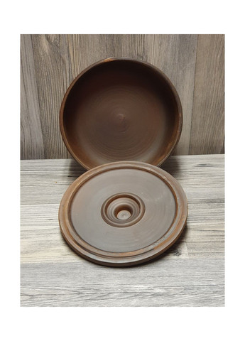 Горщик для запікання 0,45 л., з червоної глини No Brand (329408516)