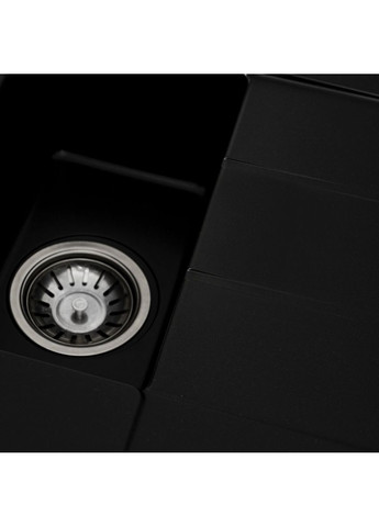 Гранитная мойка для кухни 7850W TOSKANA матовая Черная Valeso (336937456)