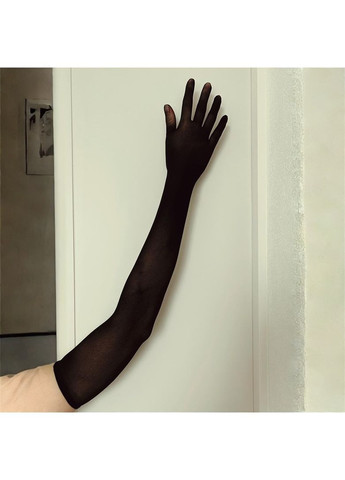 Элегантные черные удлиненные перчатки No Brand (364202101)