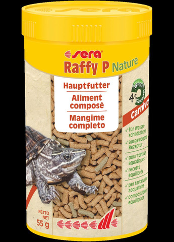 Гранулированный корм Raffy P Nature для черепах 250 мл Sera (289869681)