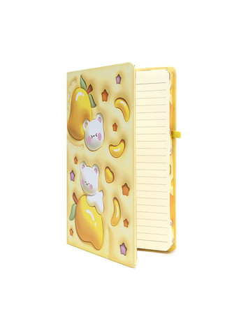 Блокнот на резинке с твердой обложкой цвет разноцветный CB-00253396 Malevaro (319121843)