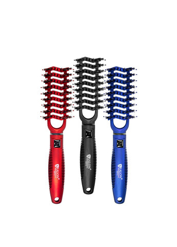 Щітка для волосся продувна 9571G, Чорна Salon Professional (324808765)