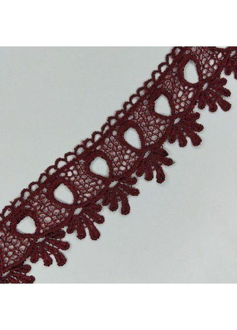 Мереживо макраме 5см (20м) Колір - Бордовий (01-Y10495-2) Plus-plus (352746823)
