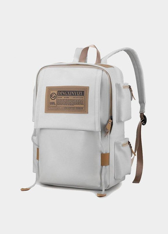 Рюкзак кожаный Dezger Londoner White No Brand (280901641)