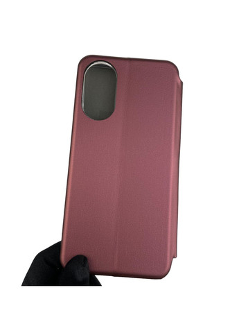 Чохол-книжка для A78 4G з підставкою на оппо а78 4г бордова gd1 Oppo (366021558)