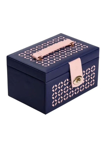 Шкатулка для украшений из эко кожи 3 яруса с зеркалом органайзер для ювелирных изделий HP-5-17BL (A-033860) Yiwu (356729199)