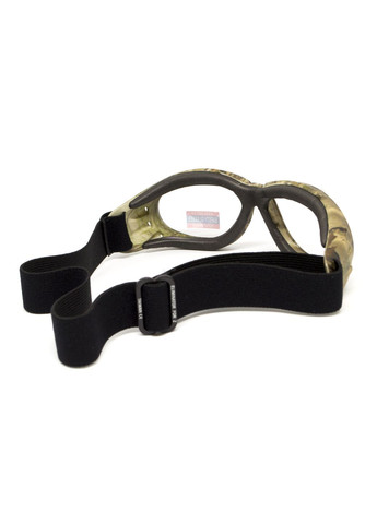 Очки защитные с уплотнителем Eliminator Camo Forest (clear), прозрачные в камуфлированной оправе Global Vision (319704834)