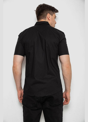 Сорочка чоловіча однотонна, колір чорний, Ager (341083972)