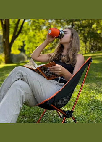 Кемпинговое кресло Compact, 50x58x56 см, Black/Orange BaseCamp (334672841)