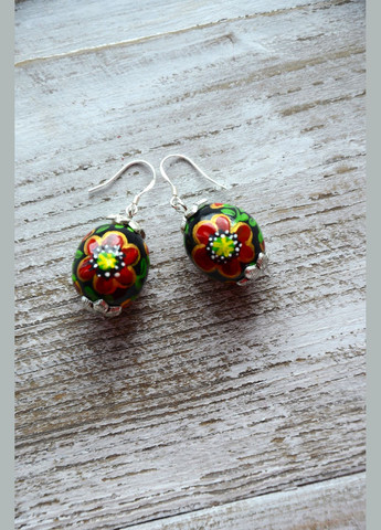 Авторские деревянные серьги с серебряными крючками Lucy Kozyra (327403614)