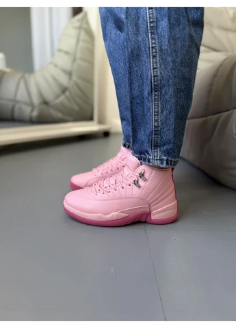 КРОСІВКИ ЖІНОЧІ NIKE 12 RETRO PEARL PINK НАЙК АІР РЕТРО РОЖЕВІ No Brand рожеві демісезони (391941457)