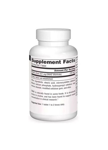 DMAE 351mg - 50 tabs Source Naturals (369398658)