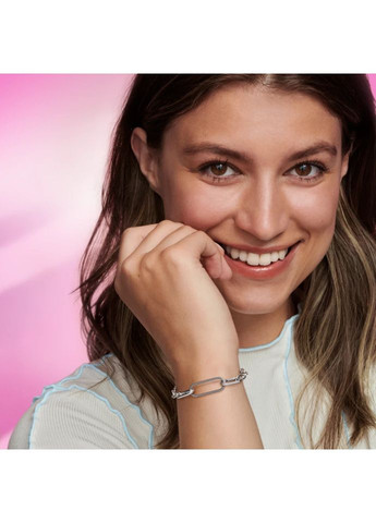 Серебряное Звено для стилизации для браслетов Пандора Ми 799665C00 Kabluchka (355346964)