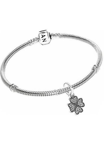 Срібна підвіска-шарм Пандора "Конюшина для удачі" 791309CZ Kabluchka (355344554)