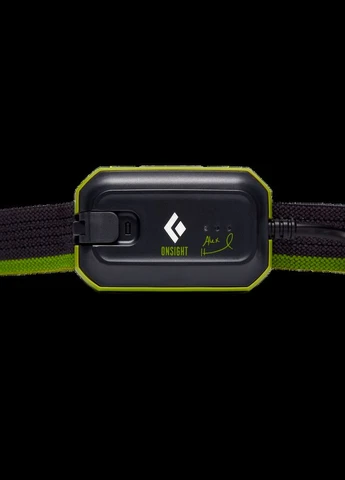 Фонарь налобный OnSiight 375 Honnold Edition ЧорнийЗелений Black Diamond (278272229)