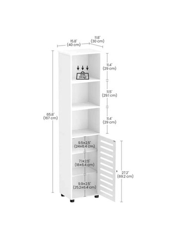 Етажерка для ванної з дерева Тінія зефір (ВЖТ-021720) No Brand (328210315)