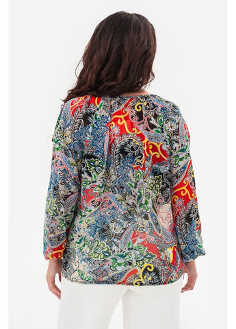 Комбінована блуза wind кораловий Garne