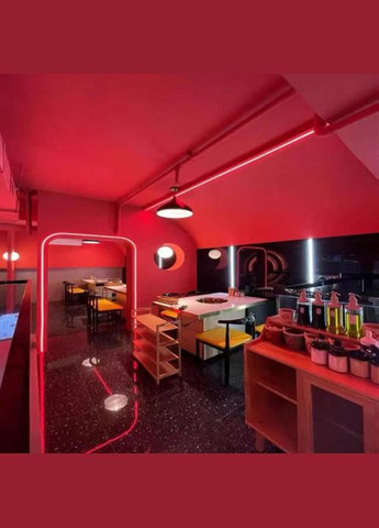 Светодиодная неоновая лента NEON 220В JL 2835120 G IP65 герметичная 5 метров Красная Zelmer (297443653)