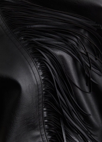 Черная однотонная юбка H&M