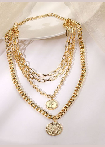 Колье цепи с медальонами Тара, 4136 Fashion Jewelry (347629137)