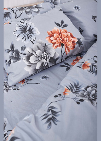 Комплект постельного белья полуторный 143х210 наволочки 2х70х70 Ranforce Elite (MS-820000087) Moon&Star Piwonie (284415968)