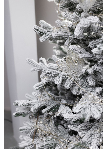 Елка искусственная литая МЕРИЛЕНД Заснеженная 1.82 м с металлической подставкой на 30% пышнее, модель 2025 года Yalunka Tobi Меріленд (355803973)