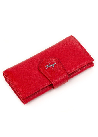 Жіночий шкіряний гаманець 1098-46 червоний Karya (261551015)