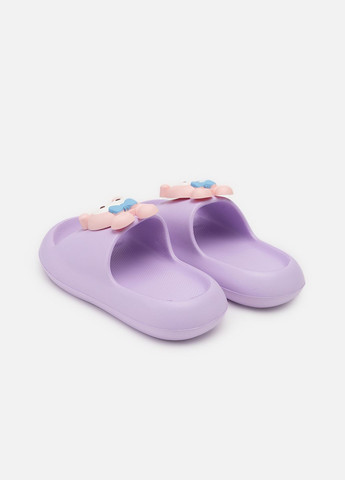 Сиреневые шлепанцы пляжные для девочки цвет сиреневый cb-00267982 Yuki