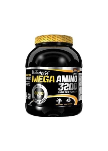 Амінокислота BCAA для спорту MEGA AMINO 3200 500 Tabs Biotechusa (301938002)