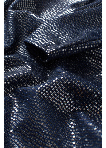 Темно-синее кэжуал платье H&M однотонное