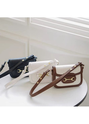 Стильная сумка кросс боди черного цвета через плечо No Brand (363262663)