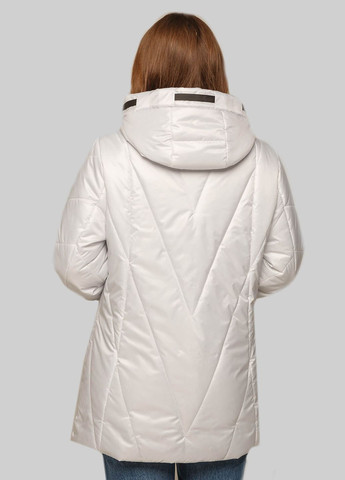 Белая демисезонная куртка диана белый MioRichi