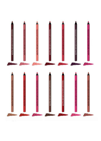 Контурный карандаш для губ Slide On Lip Pencil (1,2 гр) 03 Pink Canteloupe NYX Professional Makeup (279364372)