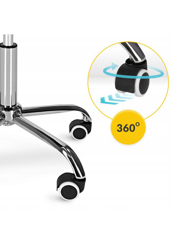 Стілець для майстра Ergo регульований, без спинки, на коліщатах Blue (P-5907739319616) 4FIZJO (333652160)