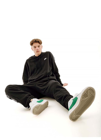 Мужской Костюм спортивный M NK CLUB FLC GX HD TRK SUIT Черный Nike (282318231)