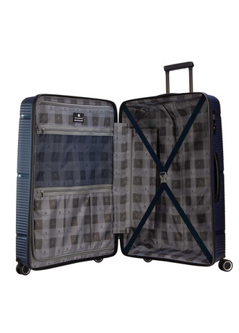 Валіза XL Поліпропілен 94103 Франція 105л 77х51х31см Синя Snowball (297643749)