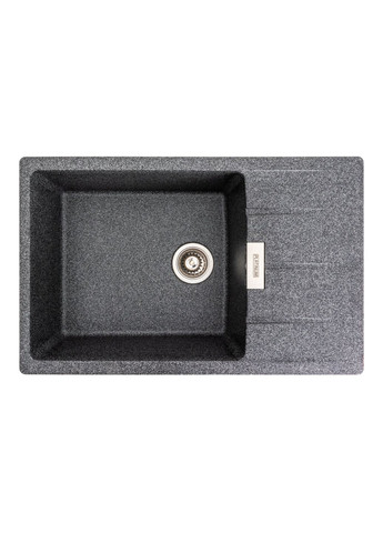 Гранітна мийка для кухні ROMA 7850 матова Графіт Valeso (358059808)