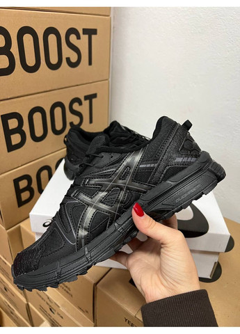 Черные демисезонные кроссовки мужские asics gel-kahana 8 black gor-tex асикс гель кахано No Brand